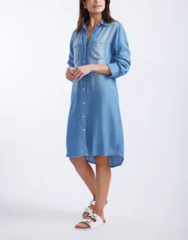 Cleo Vintage Dress - Denim