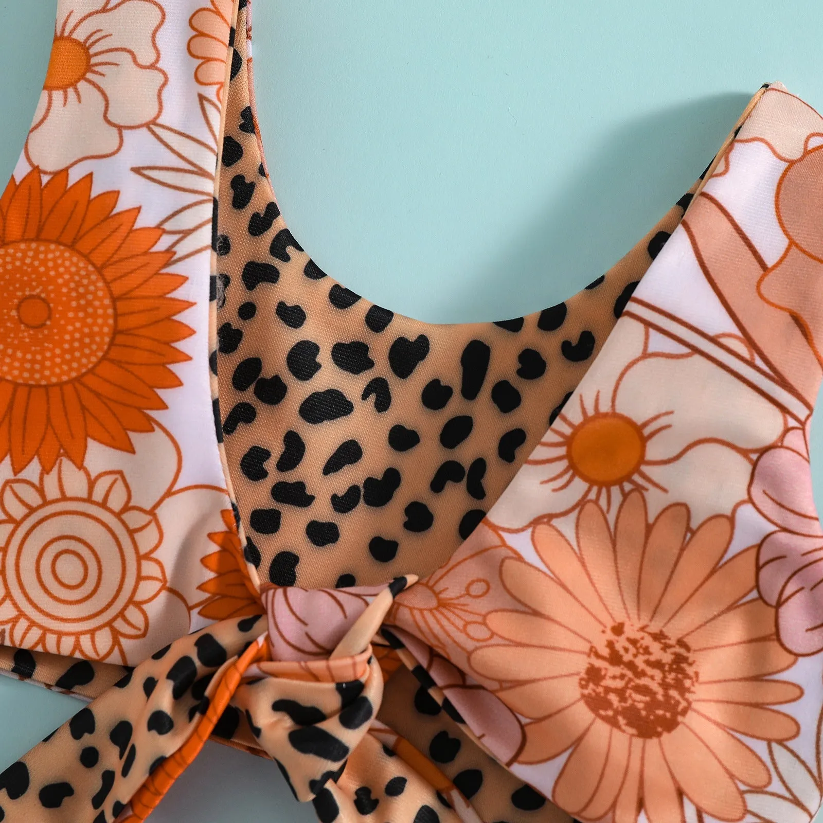 2-Piece Floral Printed Swimsuit