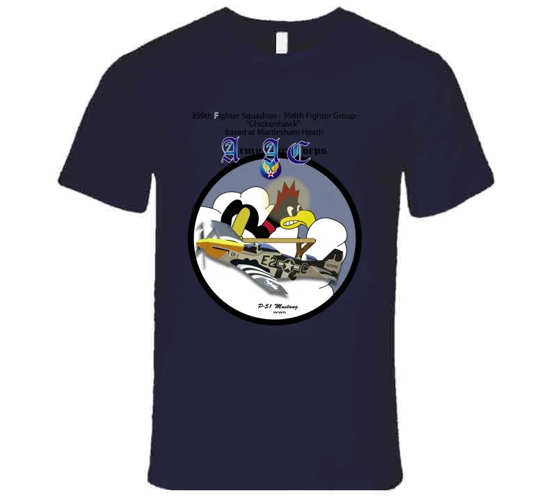 359th Fighter Squadron - 356th Fighter Group - P-51 T Shirt