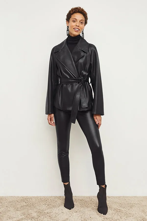 Alphonso Jacket - Vegan Leather :: Black