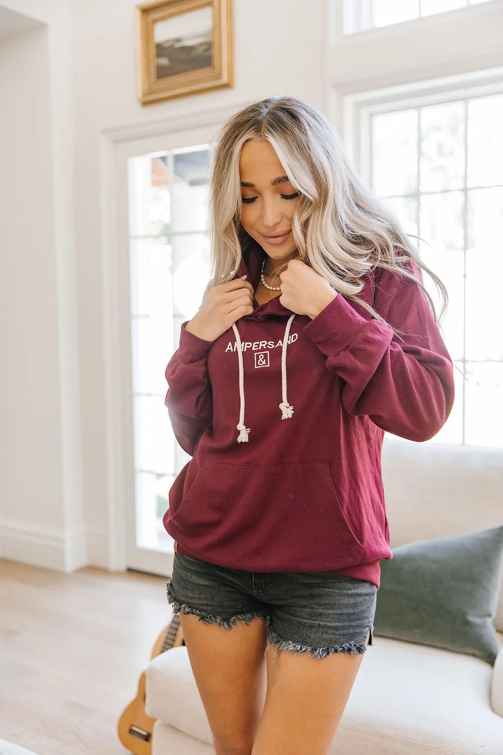 Ampersand Classic Hoodie - Plum