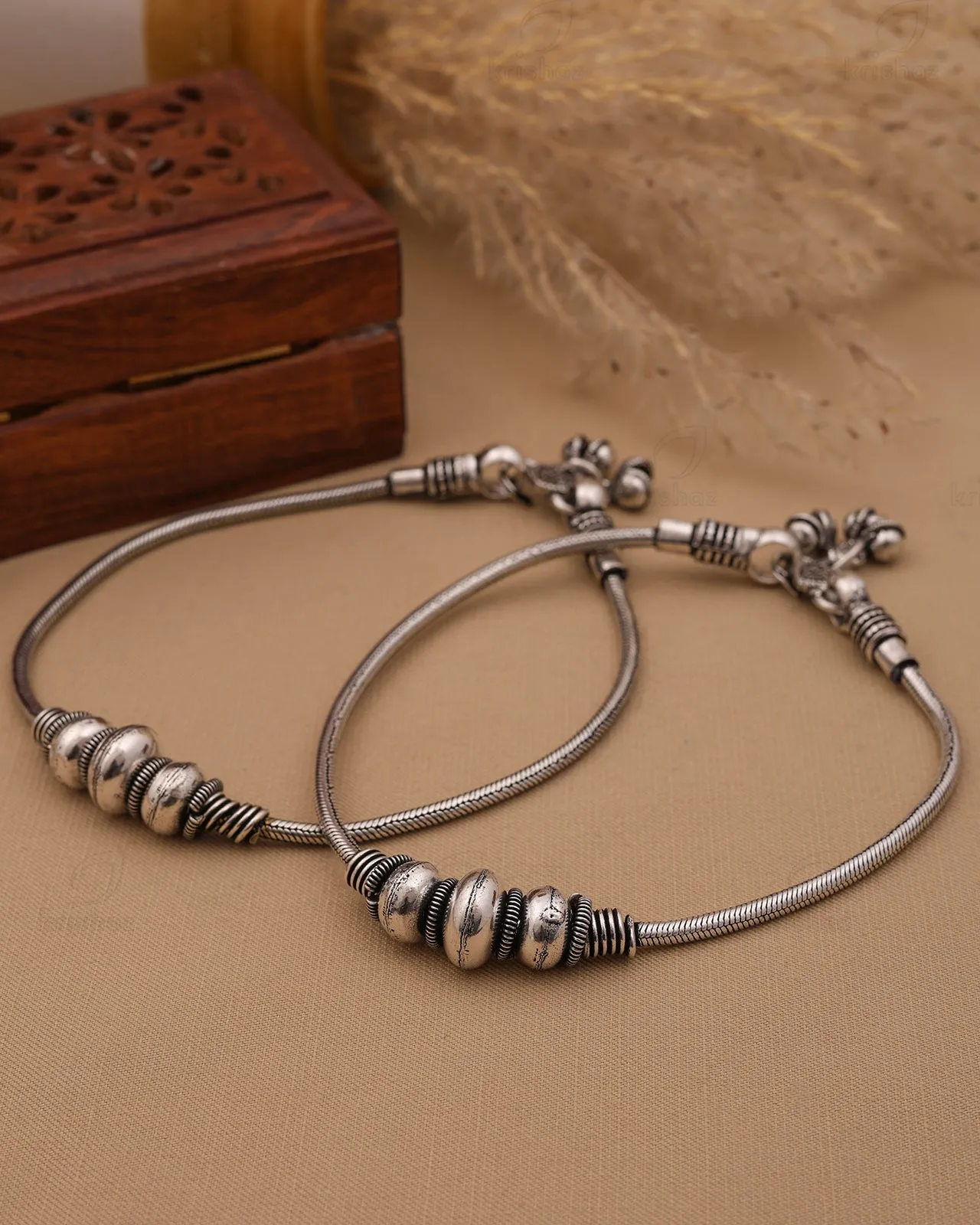 Anamika Oxidized Anklets