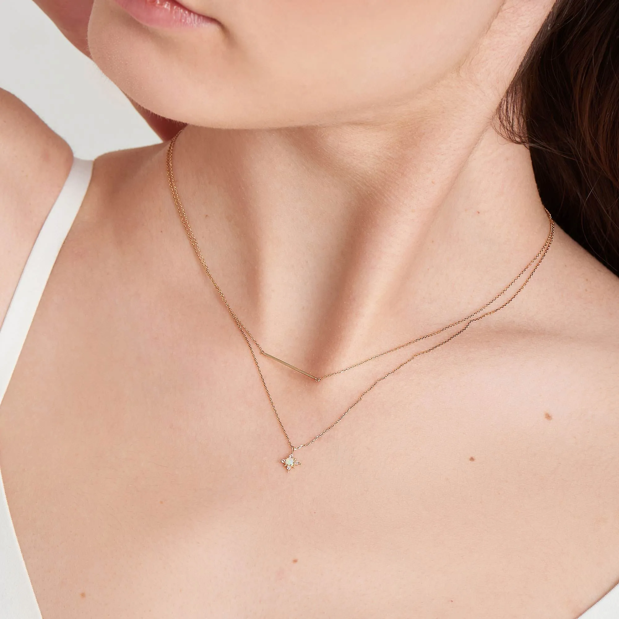 Ania Haie 14kt Gold Solid Bar Necklace