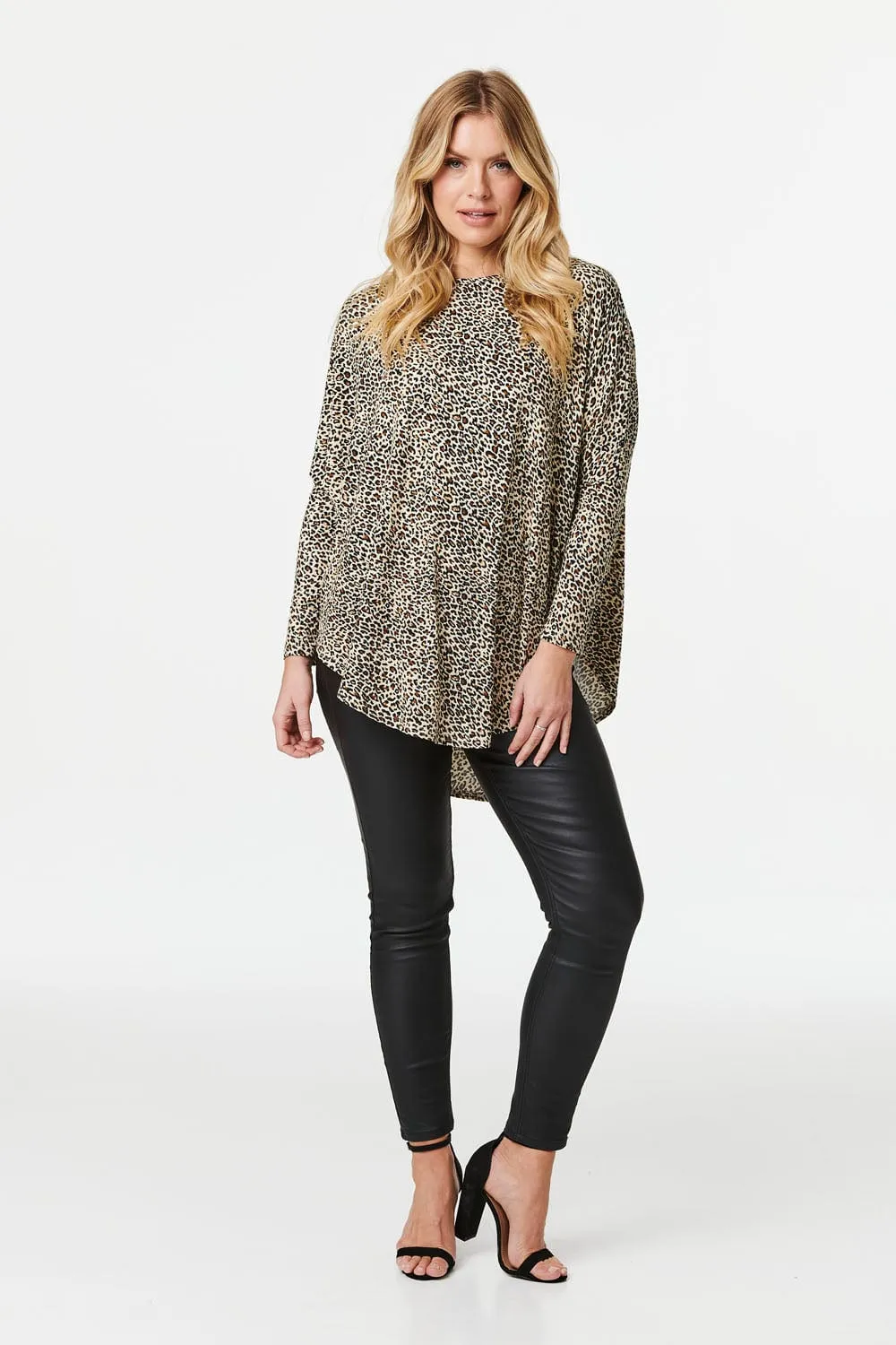 Animal Print Long Sleeve T-Shirt