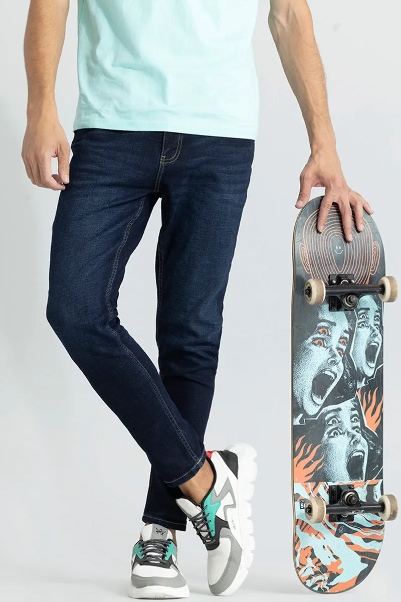 Asher Dark Blue Skinny Jeans