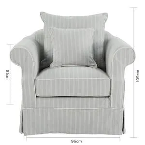 Ayla Armchair Silvergrey