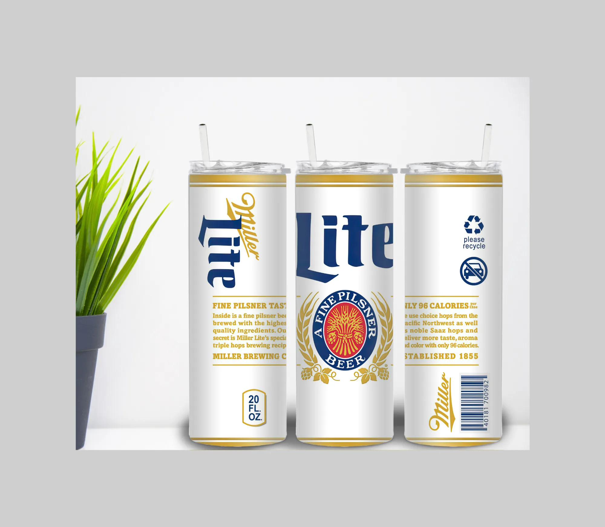 Beer Designs 20 oz Tumbler