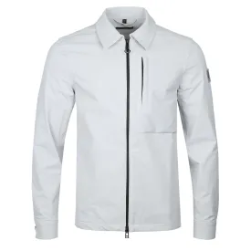 Belstaff Grover Overshirt in Pearl Grey