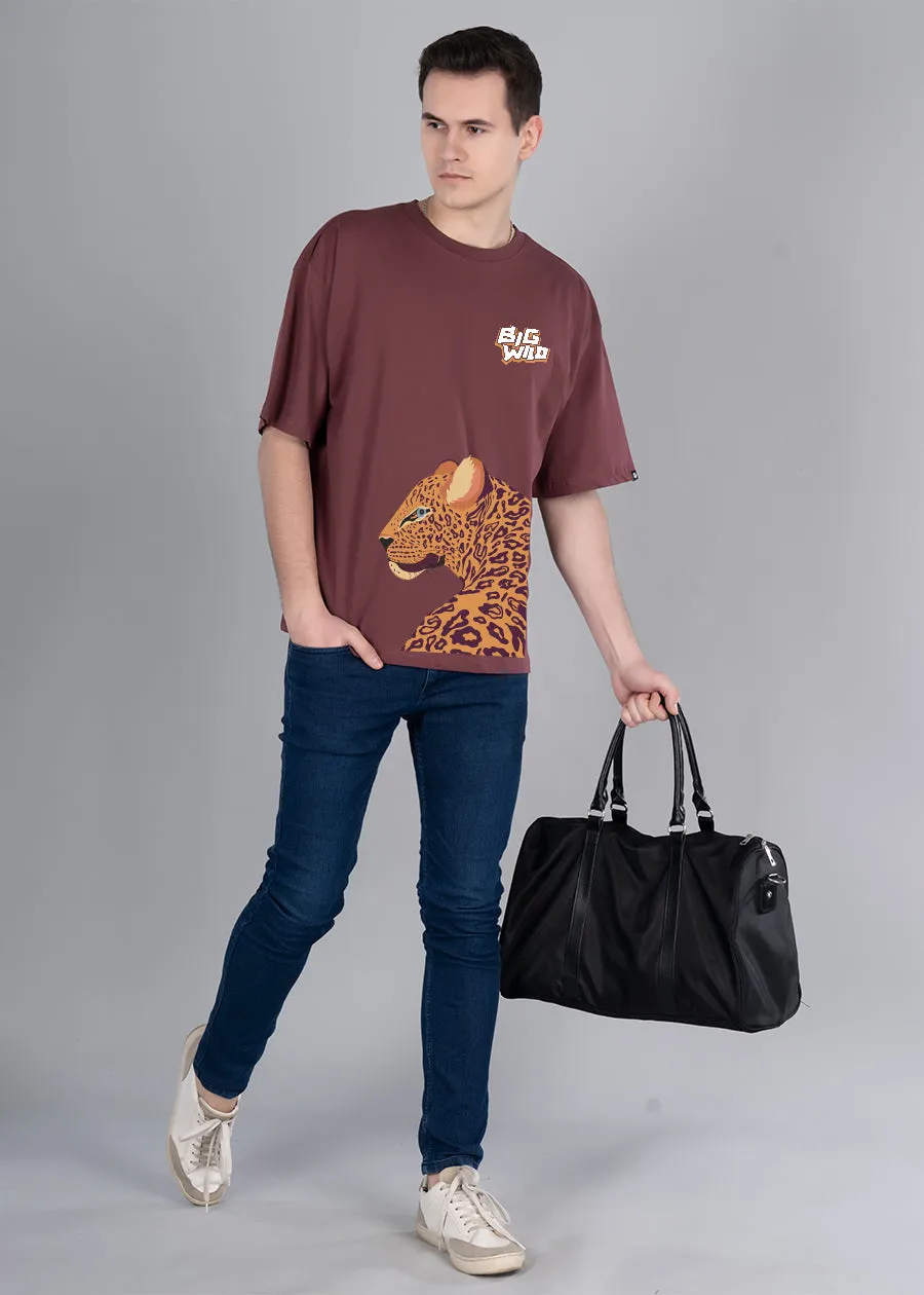 Big Wild Men Oversized Printed T-Shirt