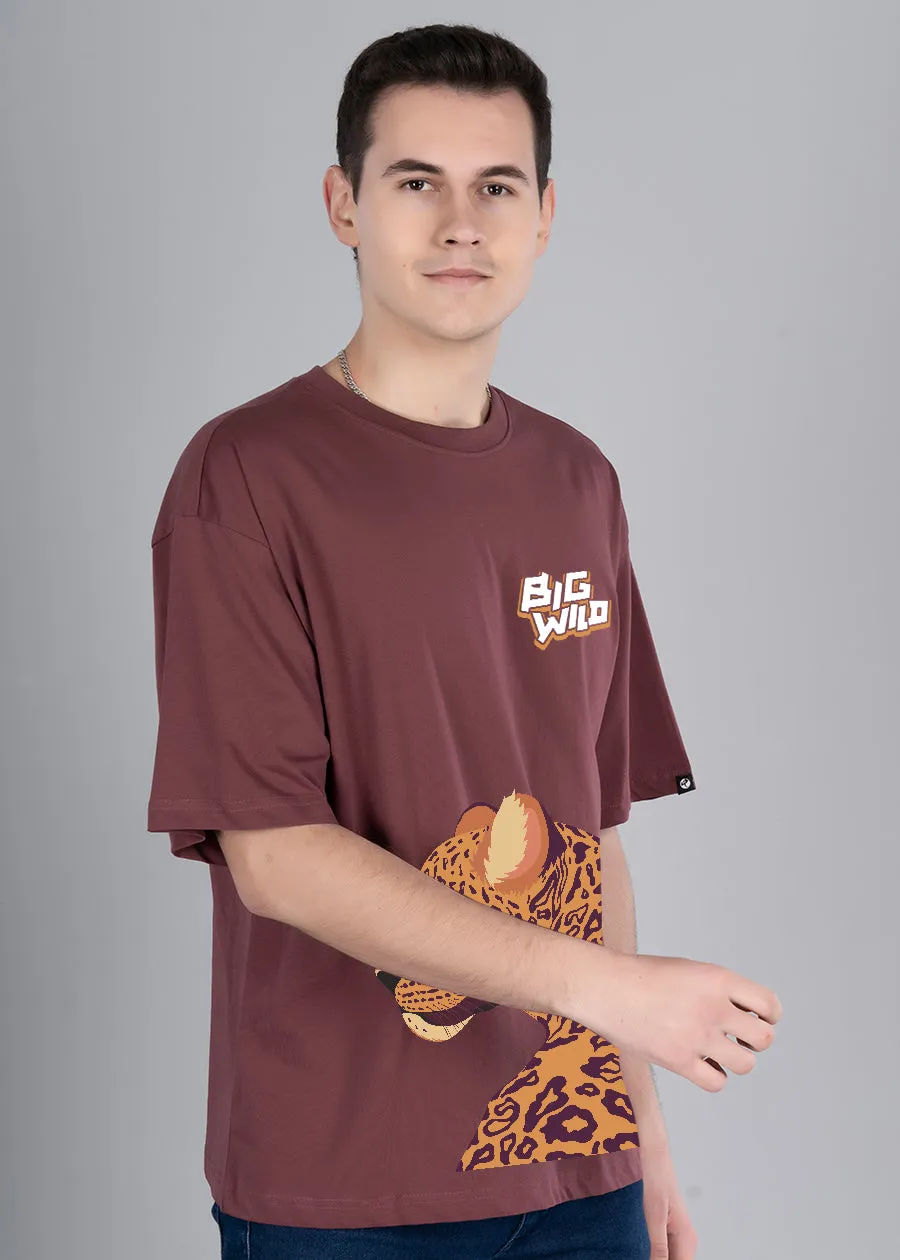 Big Wild Men Oversized Printed T-Shirt