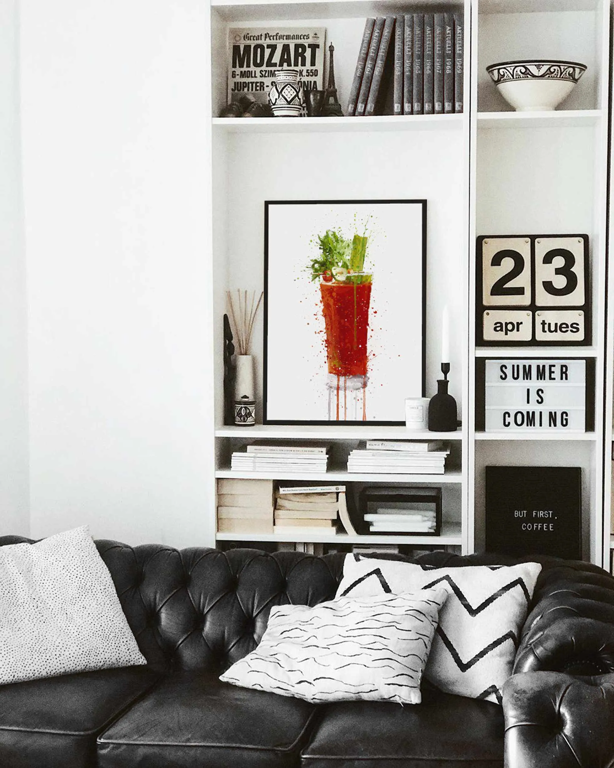 Bloody Mary Cocktail Wall Art Print