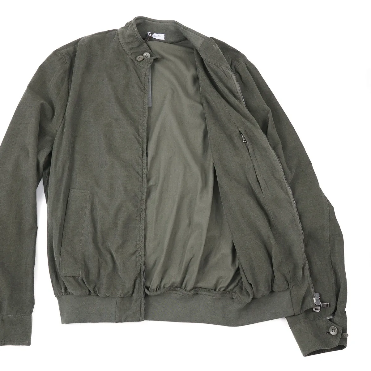 Boglioli Lightweight Corduroy Bomber Jacket