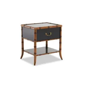 Bordeaux Bedside Table - Black