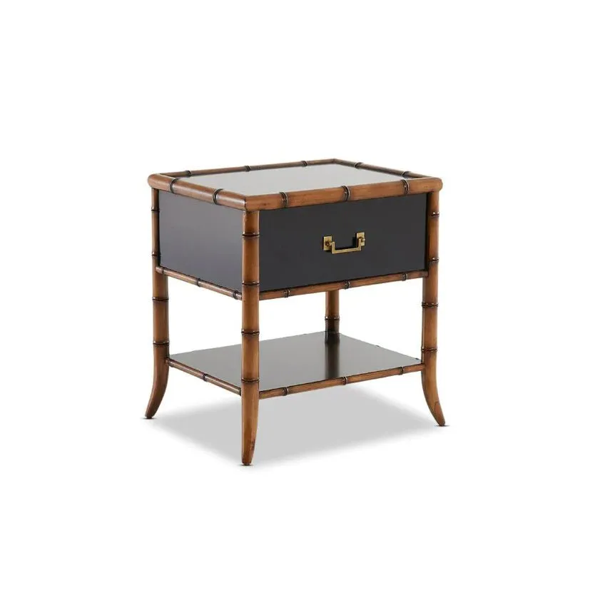 Bordeaux Bedside Table - Black