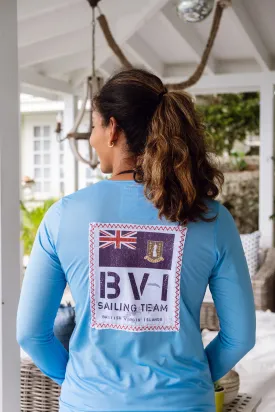 BVI Sailing Team UPF50 Top - Ocean Blue