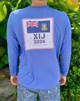 BVI XIJ24 Patch UPF50 Shirt - Barbuda Blue