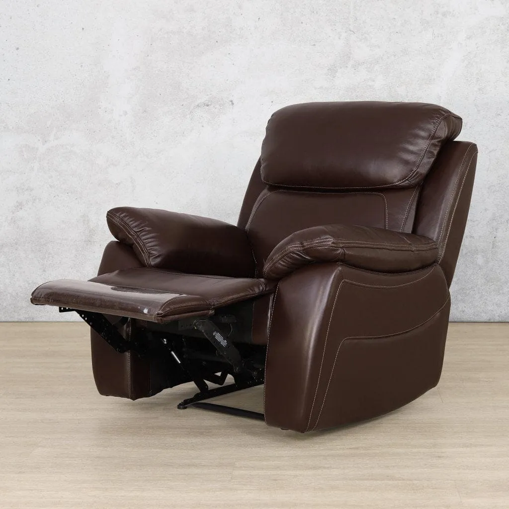 Capri 1 Seater Leather Recliner