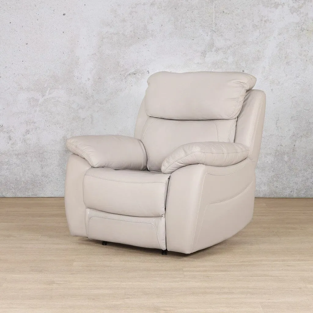 Capri 1 Seater Leather Recliner