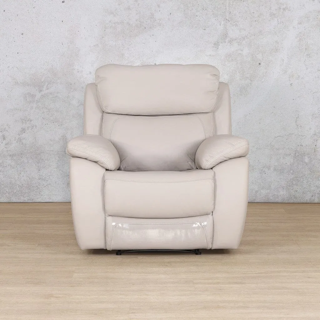 Capri 1 Seater Leather Recliner