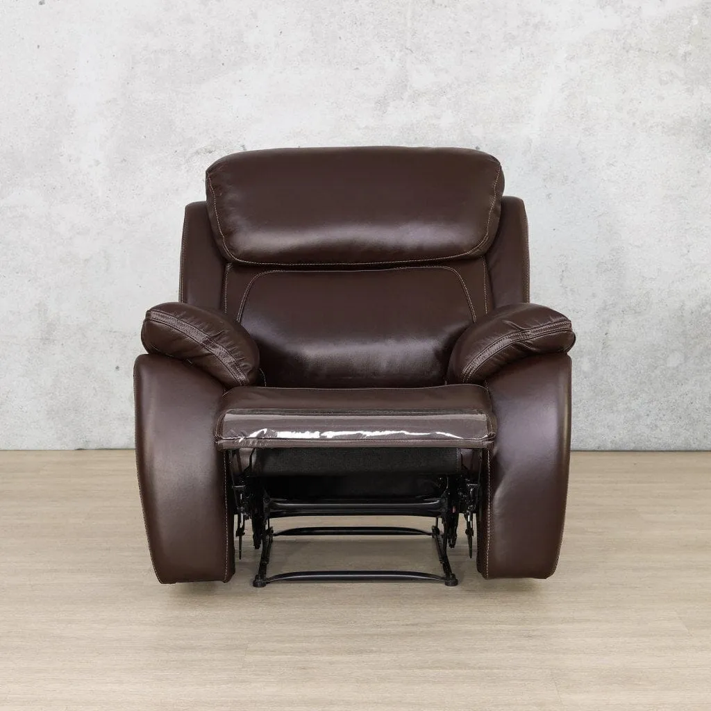 Capri 1 Seater Leather Recliner