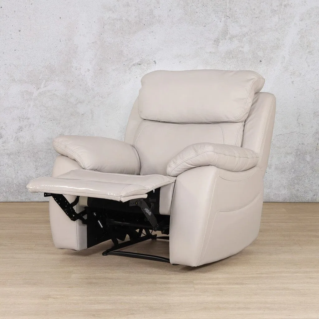 Capri 1 Seater Leather Recliner