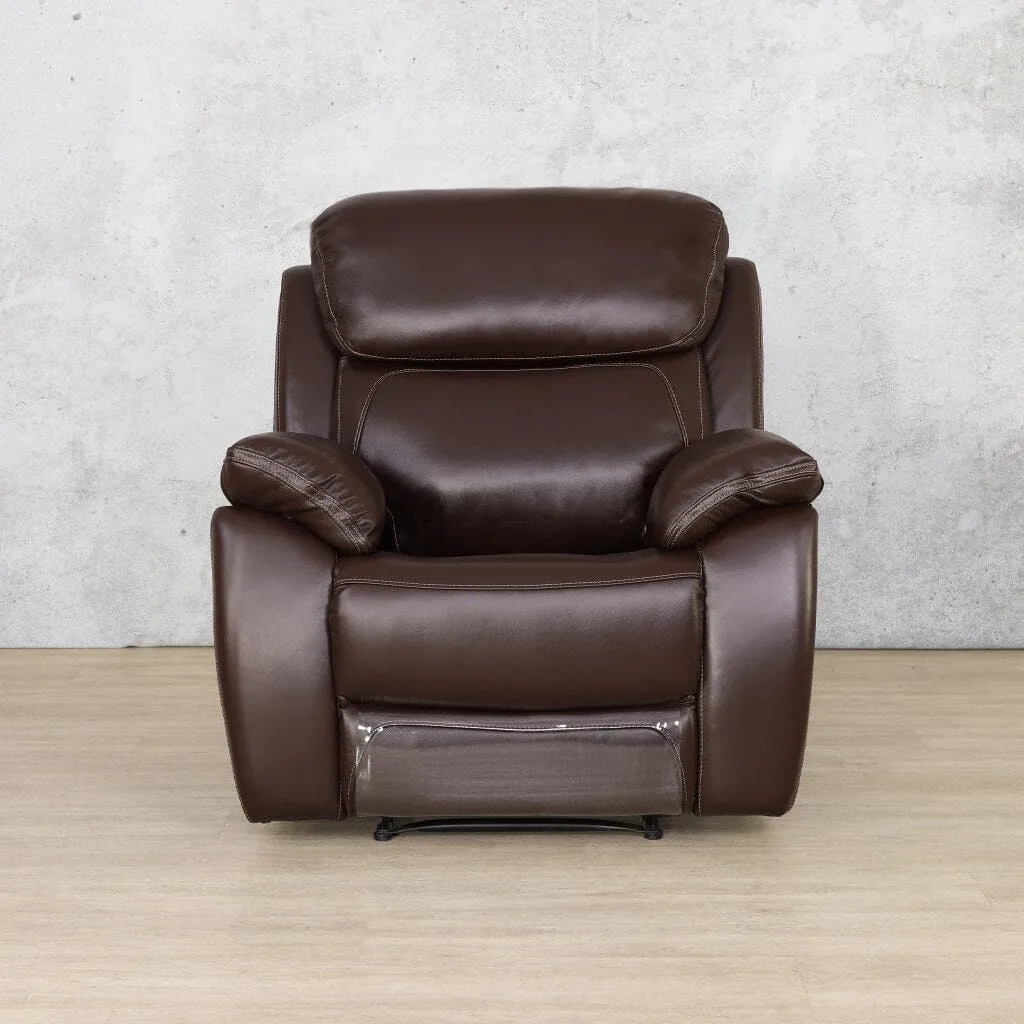 Capri 1 Seater Leather Recliner