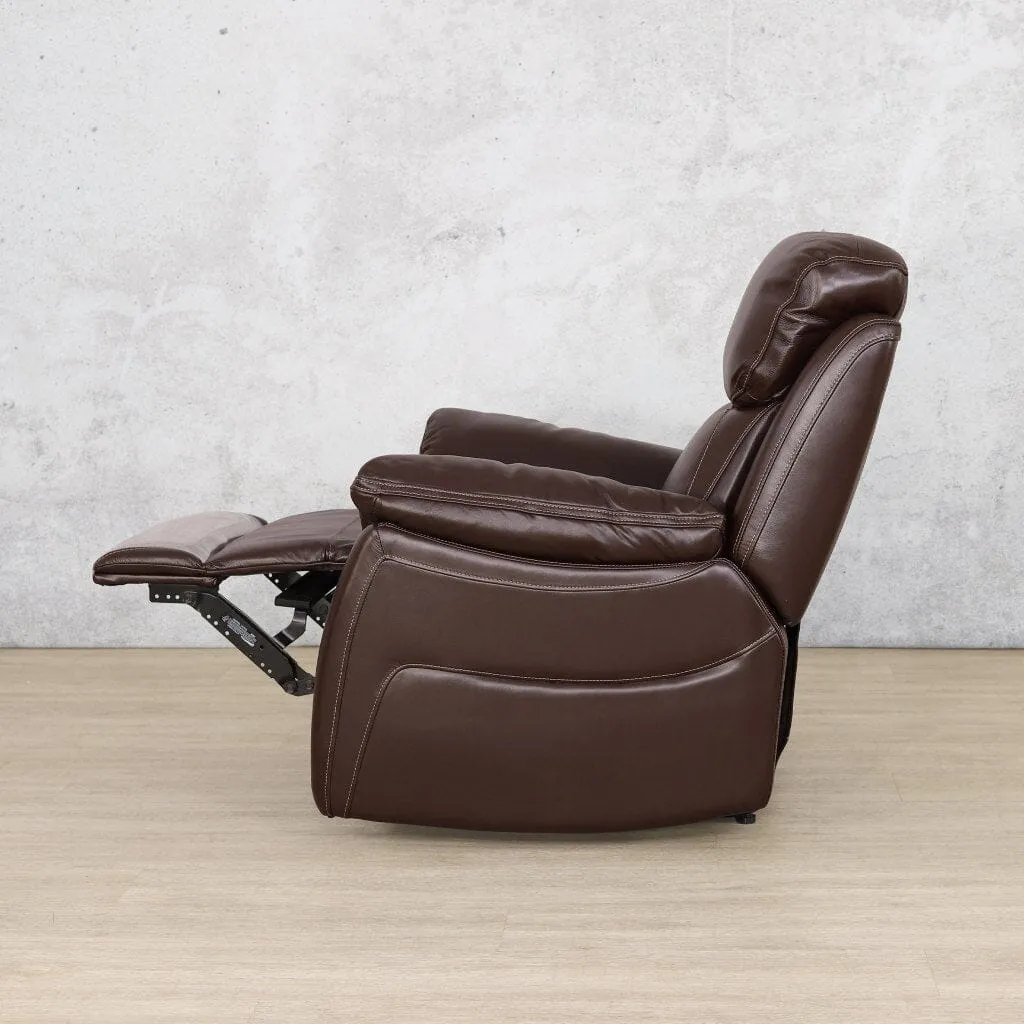 Capri 1 Seater Leather Recliner