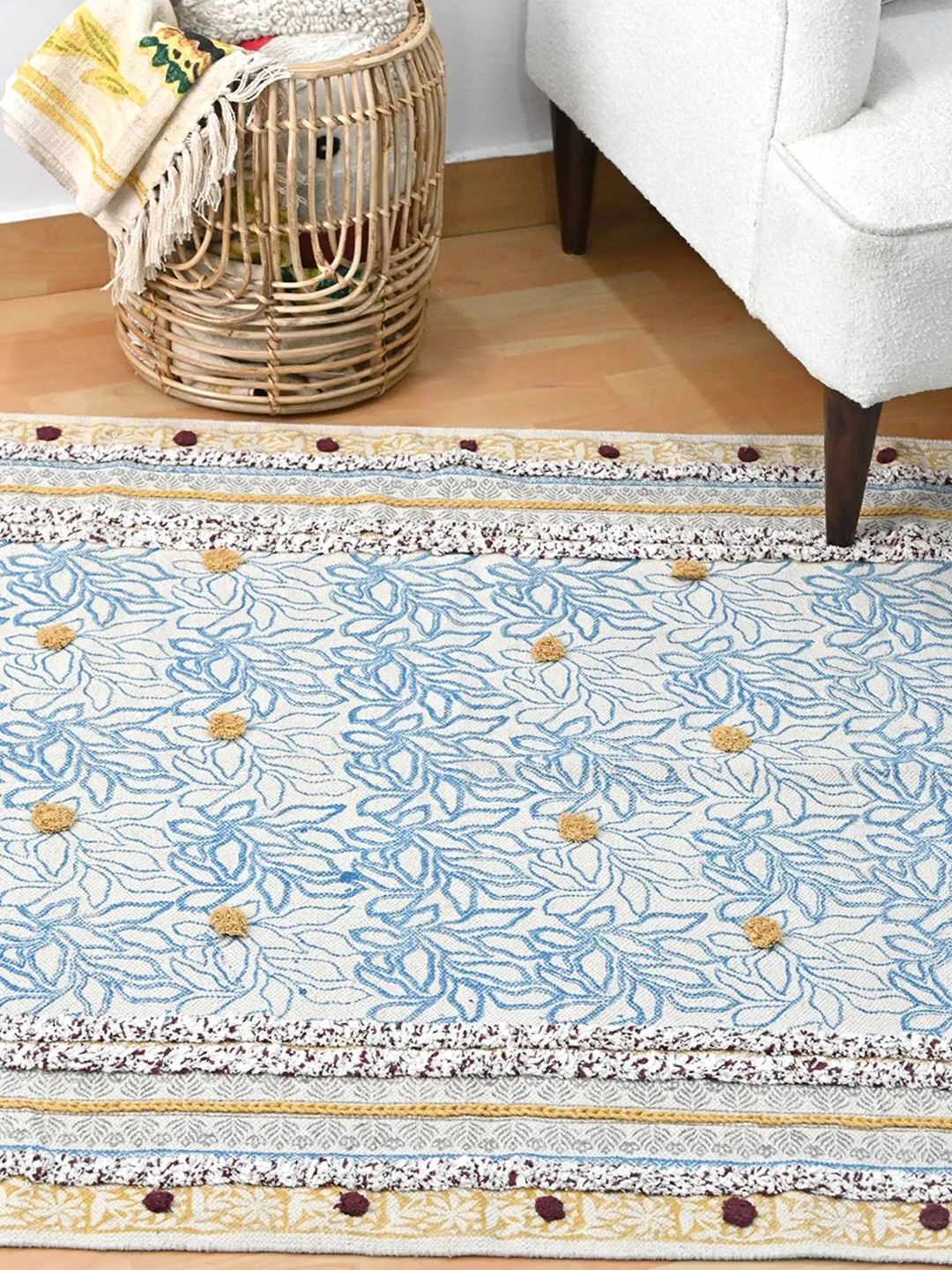 CARNATION - BLOCK PRINTED RUG