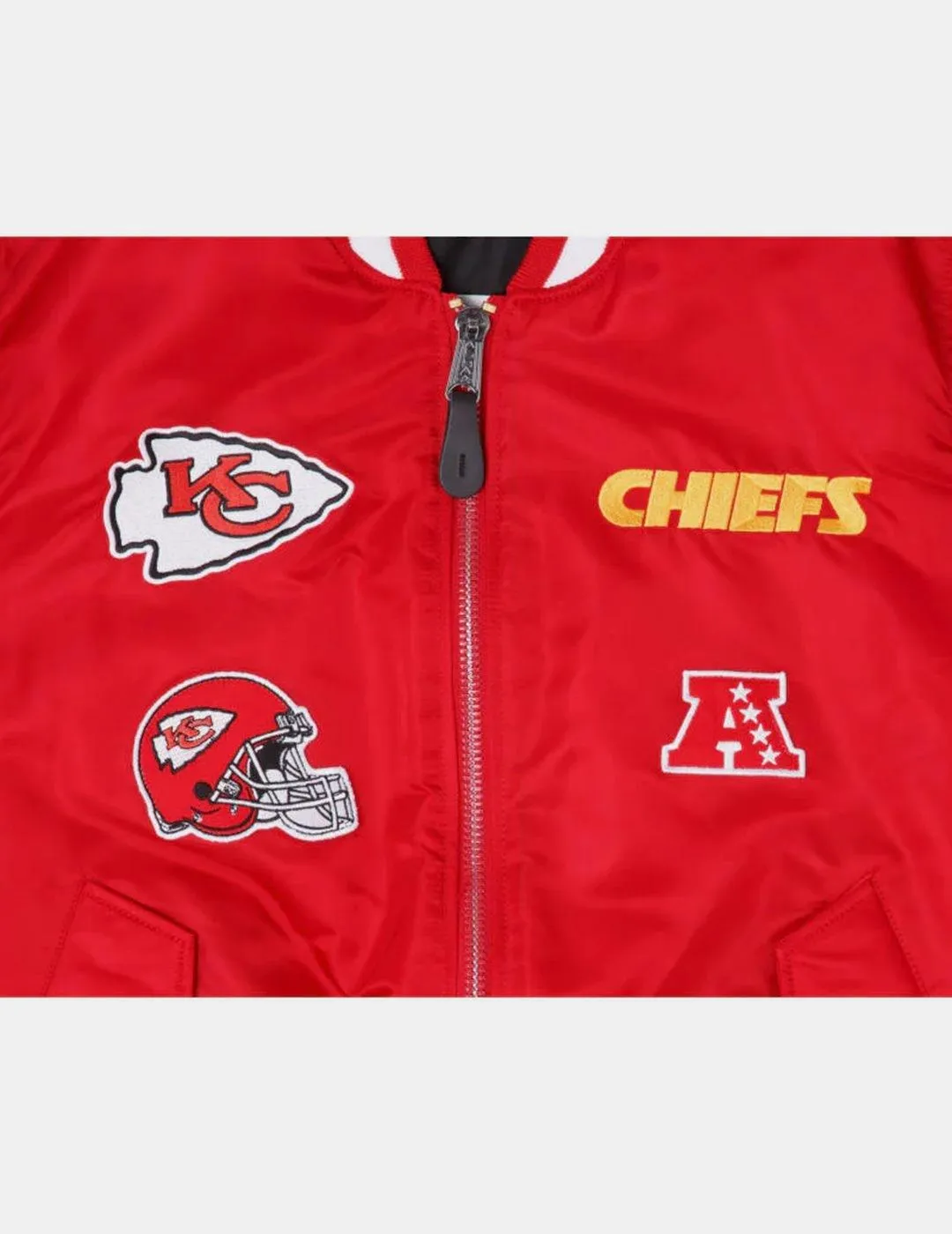 Chaqueta New Era Chiefs x Alpha Industries Roj