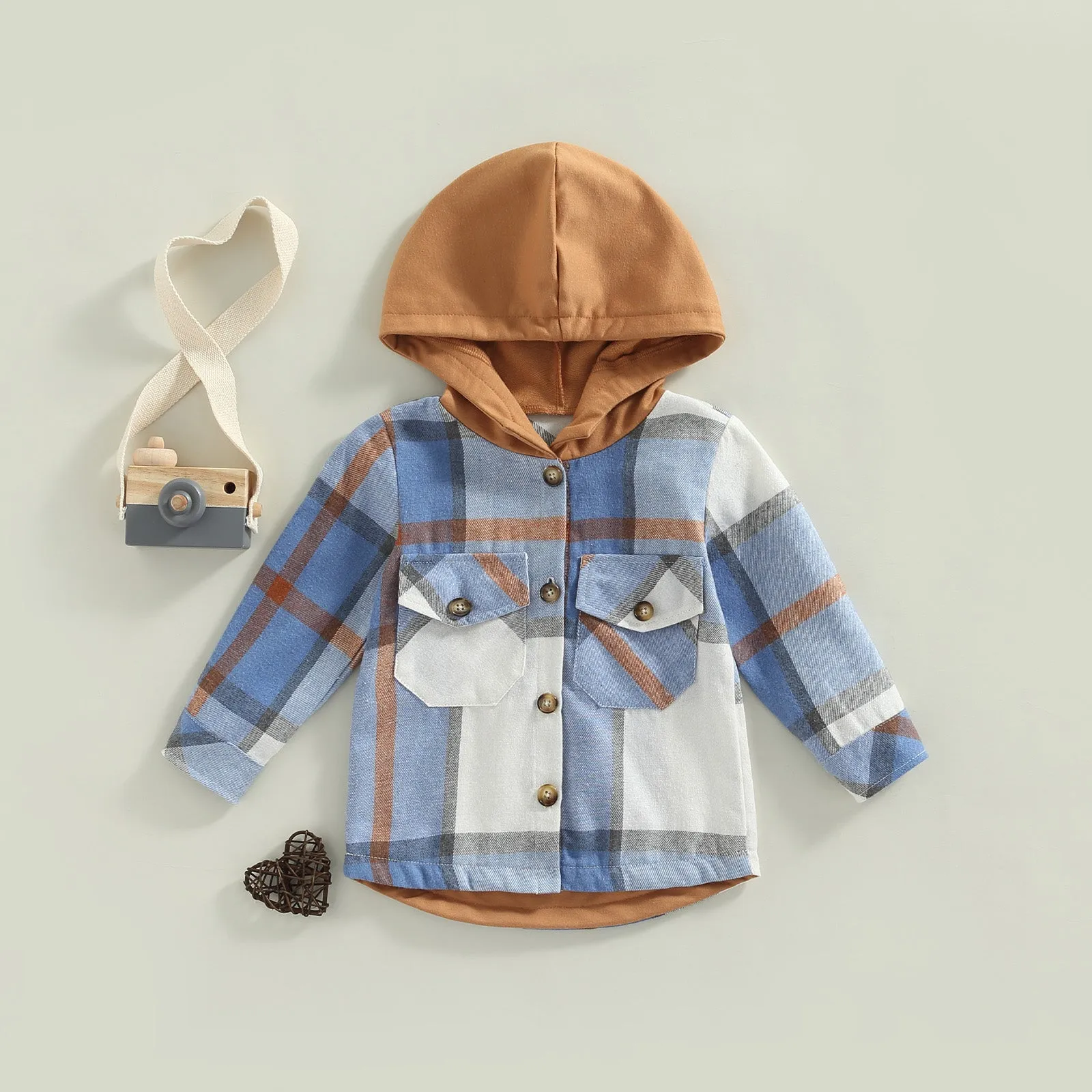 CHESTER Plaid Hoody Shirt