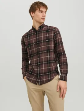 Classic Check Skjorte - Seal Brown