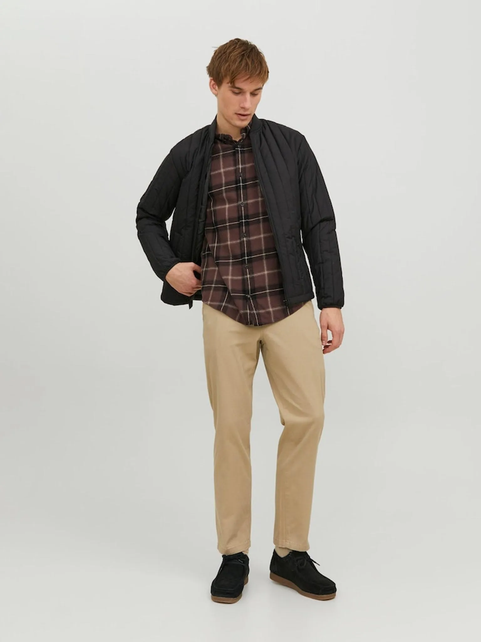 Classic Check Skjorte - Seal Brown