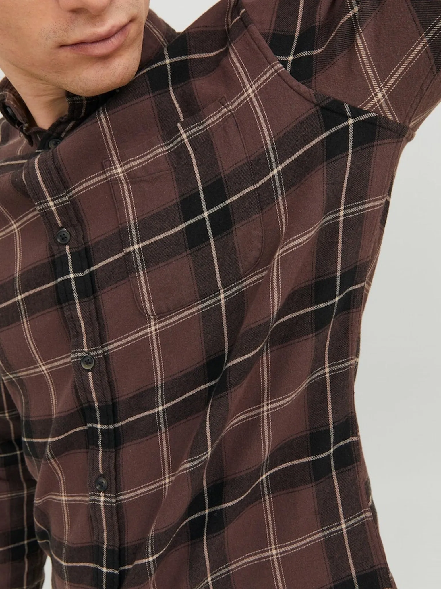 Classic Check Skjorte - Seal Brown