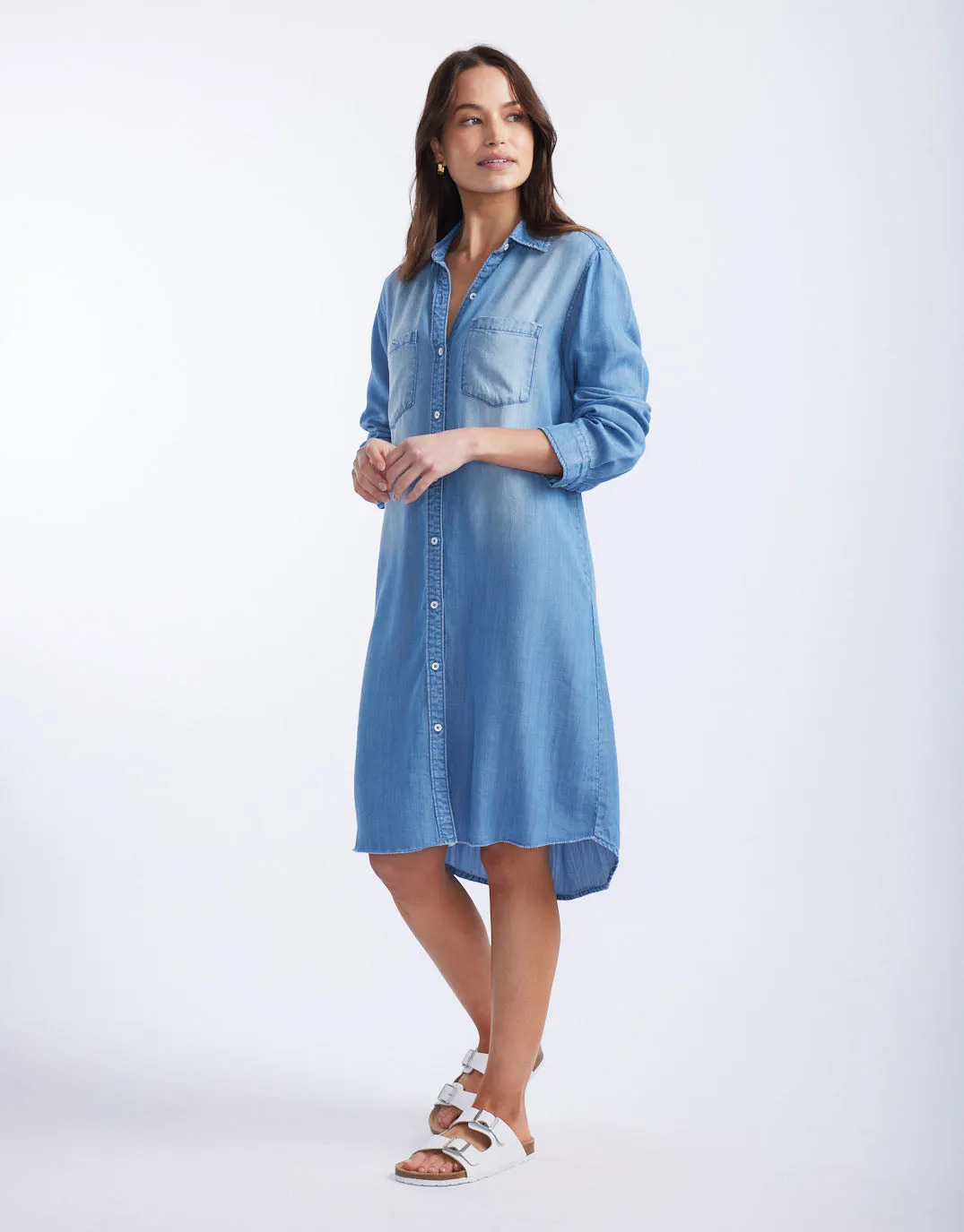 Cleo Vintage Dress - Denim