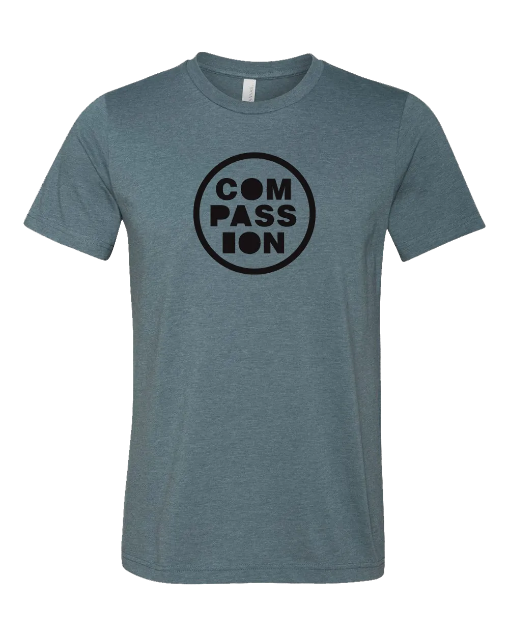 Compassion Unisex Tee - Heather Slate