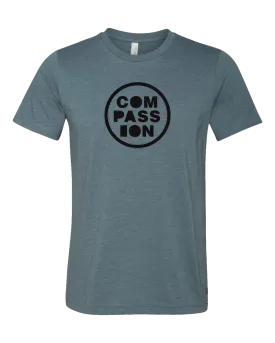 Compassion Unisex Tee - Heather Slate