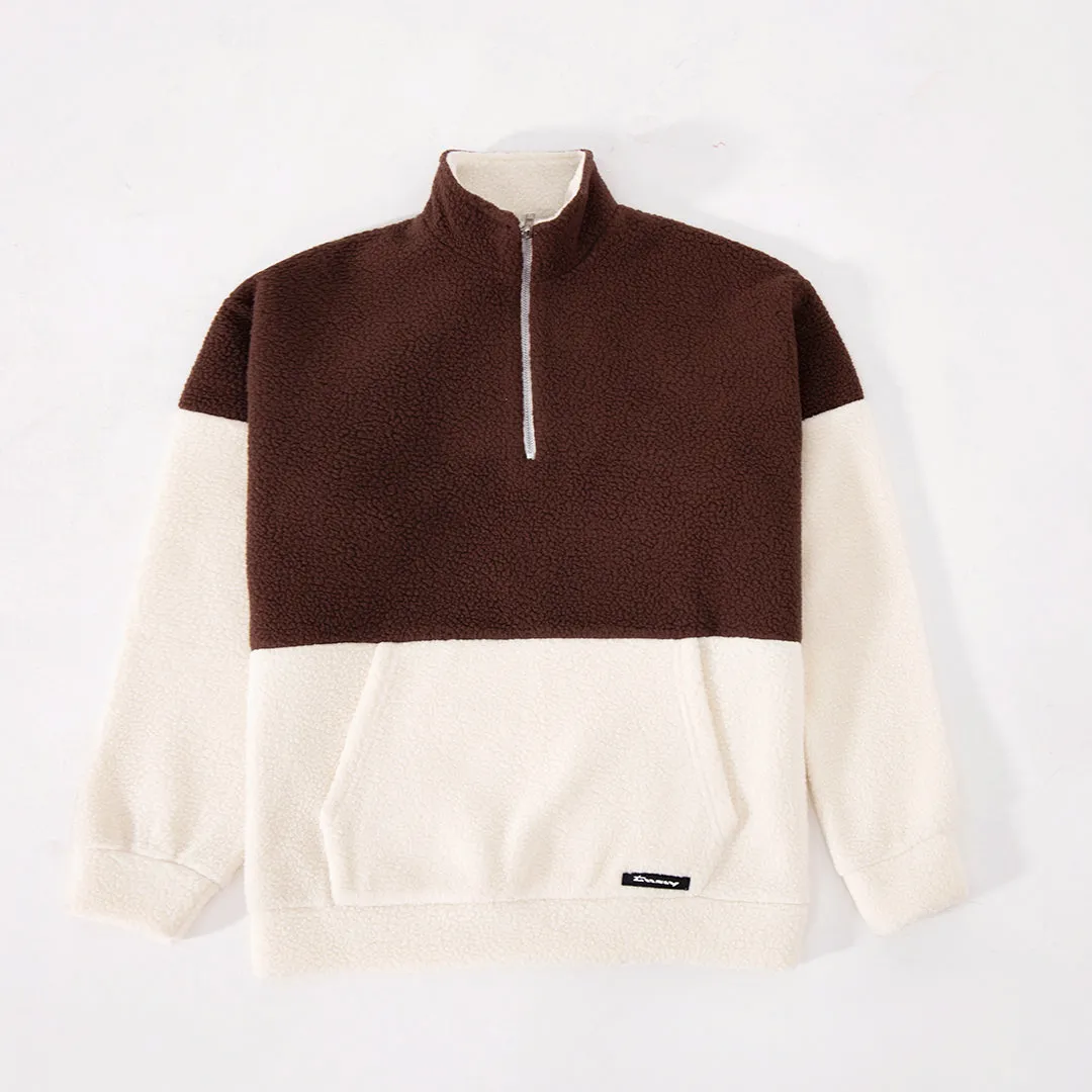 Contrast Teddy Brown/ Cream Sherpha Jacket