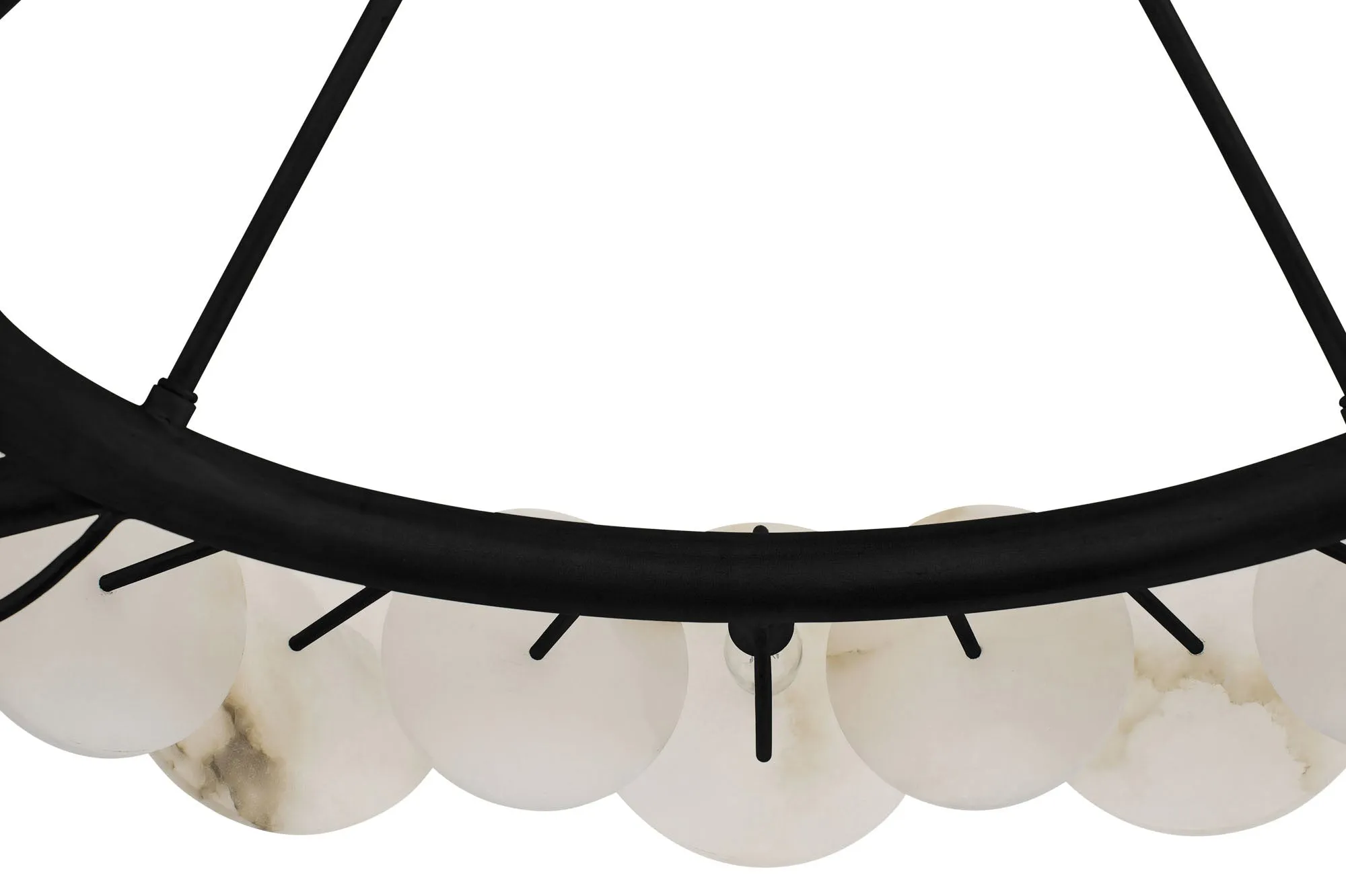 Cosmos 370C06MB 6-Light Chandelier - Matte Black