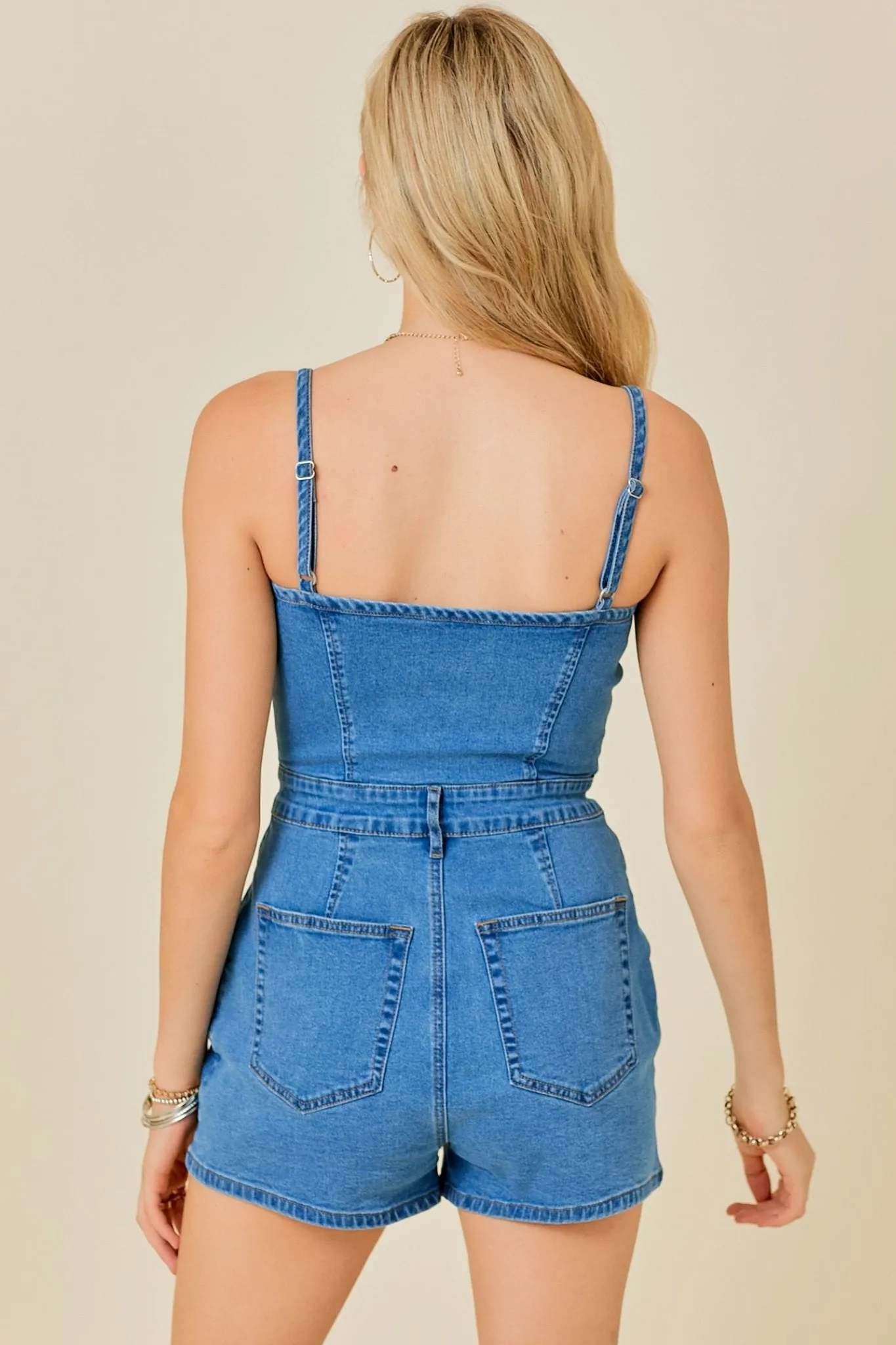 Cowboy Blue Romper