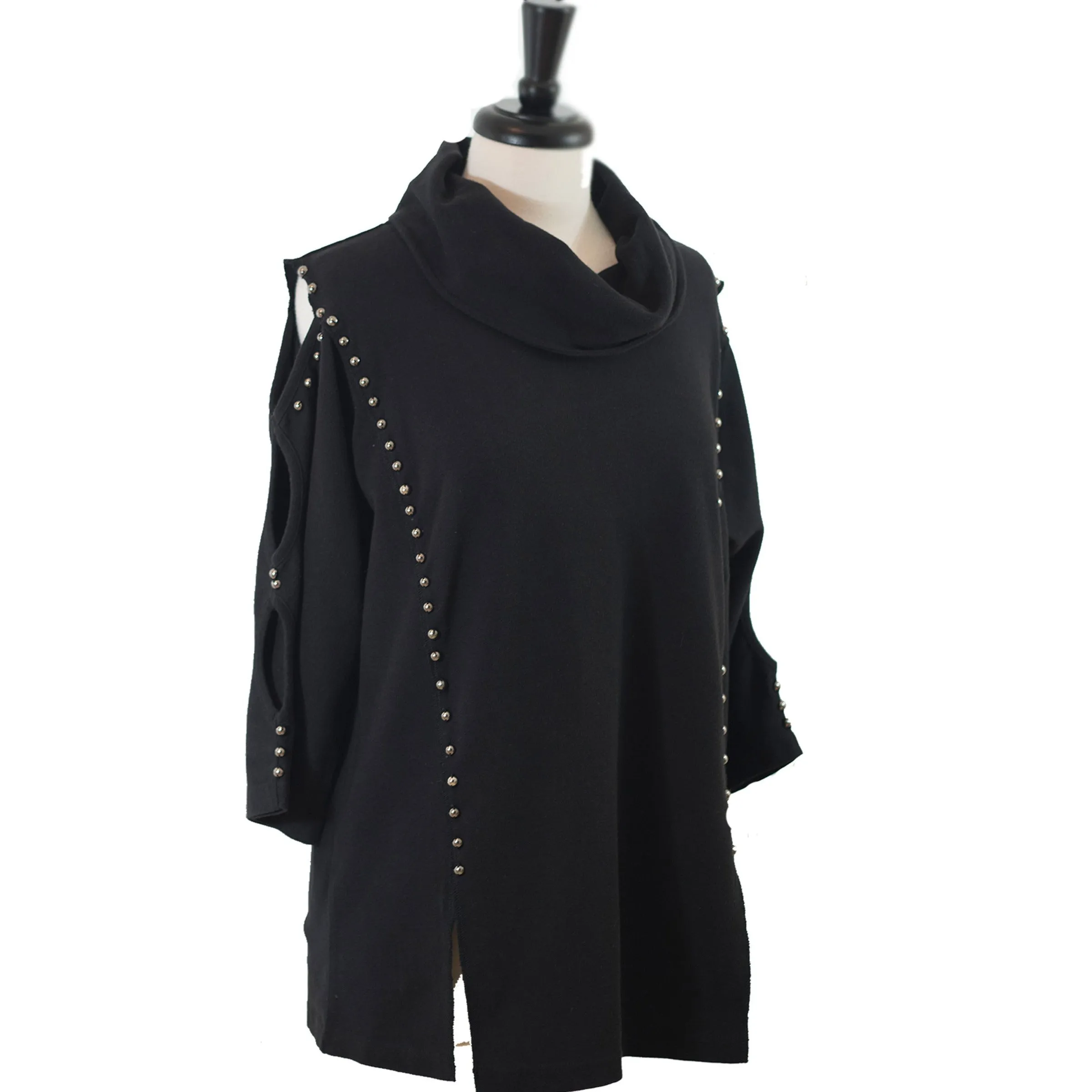 Cozy Chic tunic Black