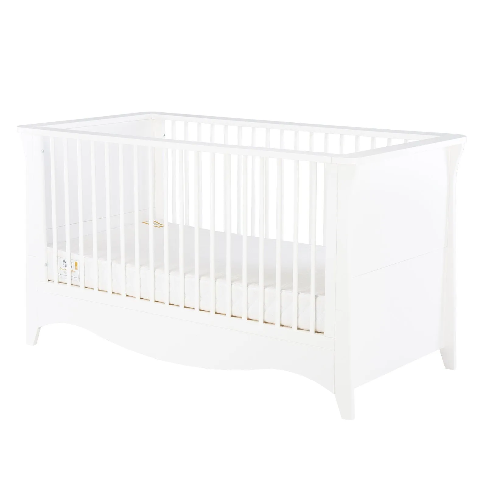 CuddleCo Clara Cot Bed - White