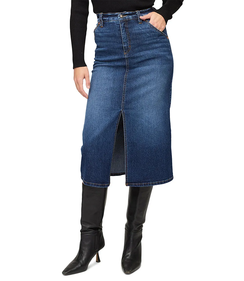 Denim Midi Skirt