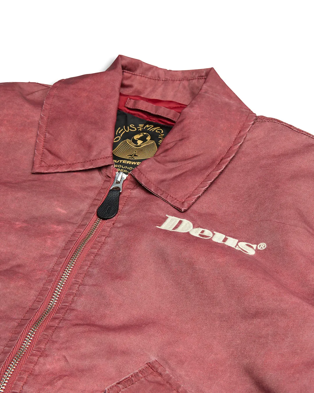 Maroon Dreamhouse Bomber Flight Jacket