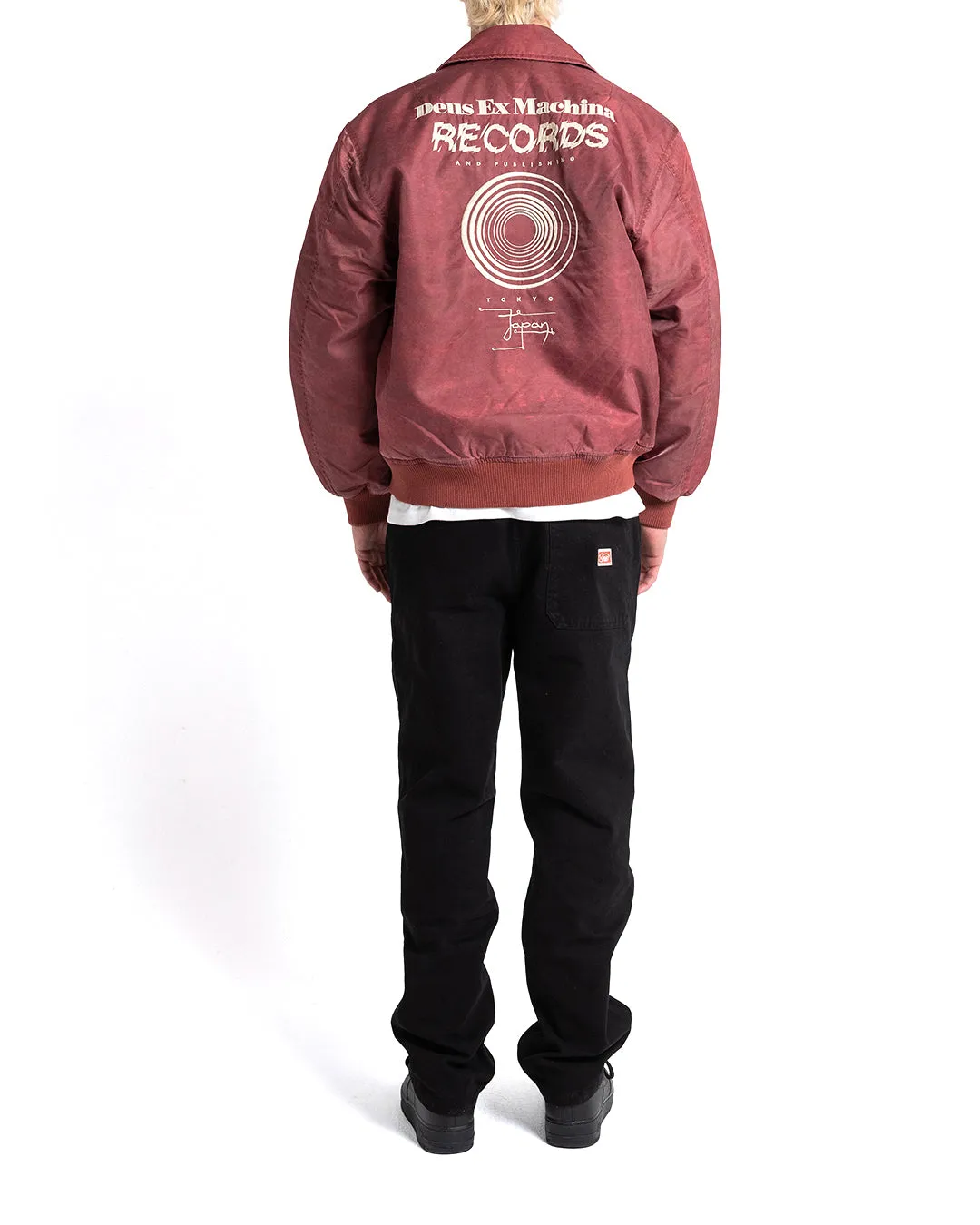 Maroon Dreamhouse Bomber Flight Jacket