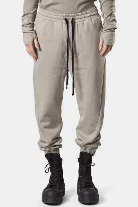 Drop crotch sweatpants, Beige