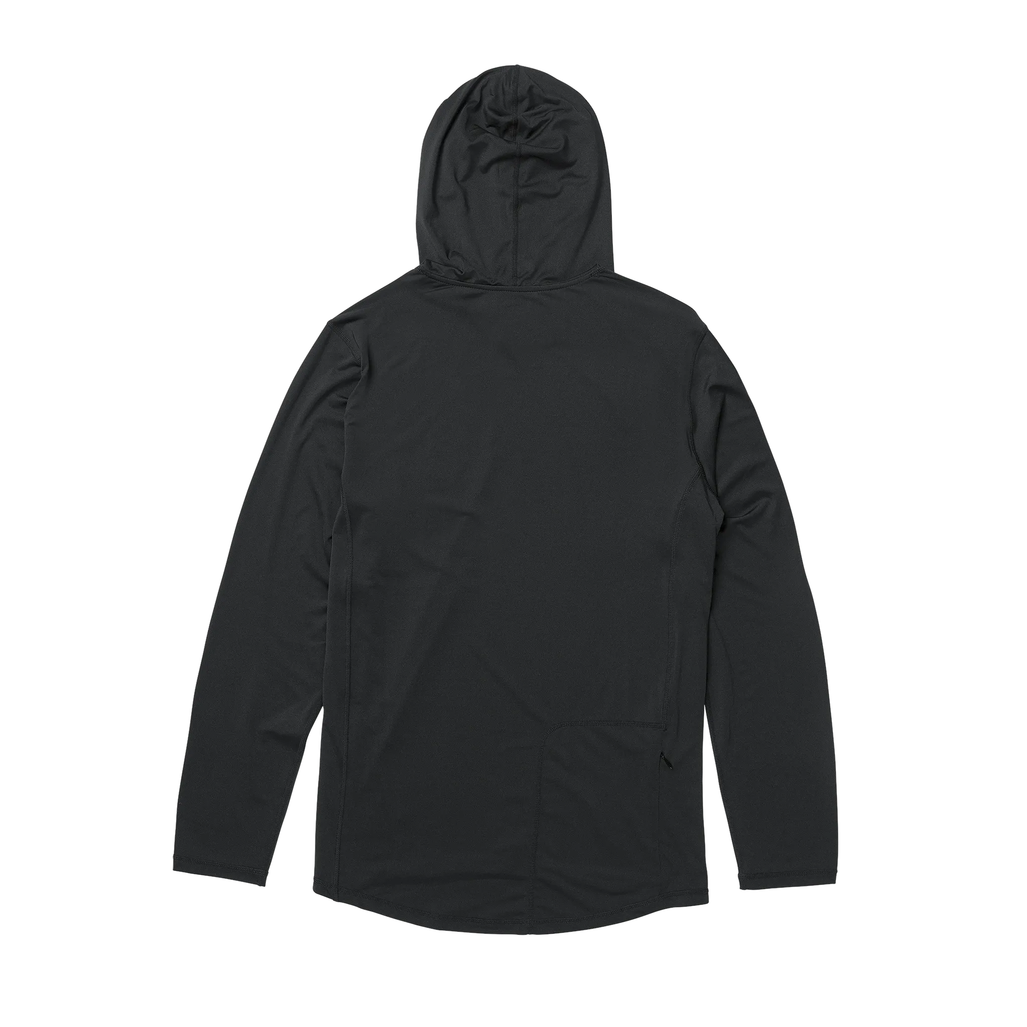 Early Boater Long Sleeve Hooded Surf Shirt - Black