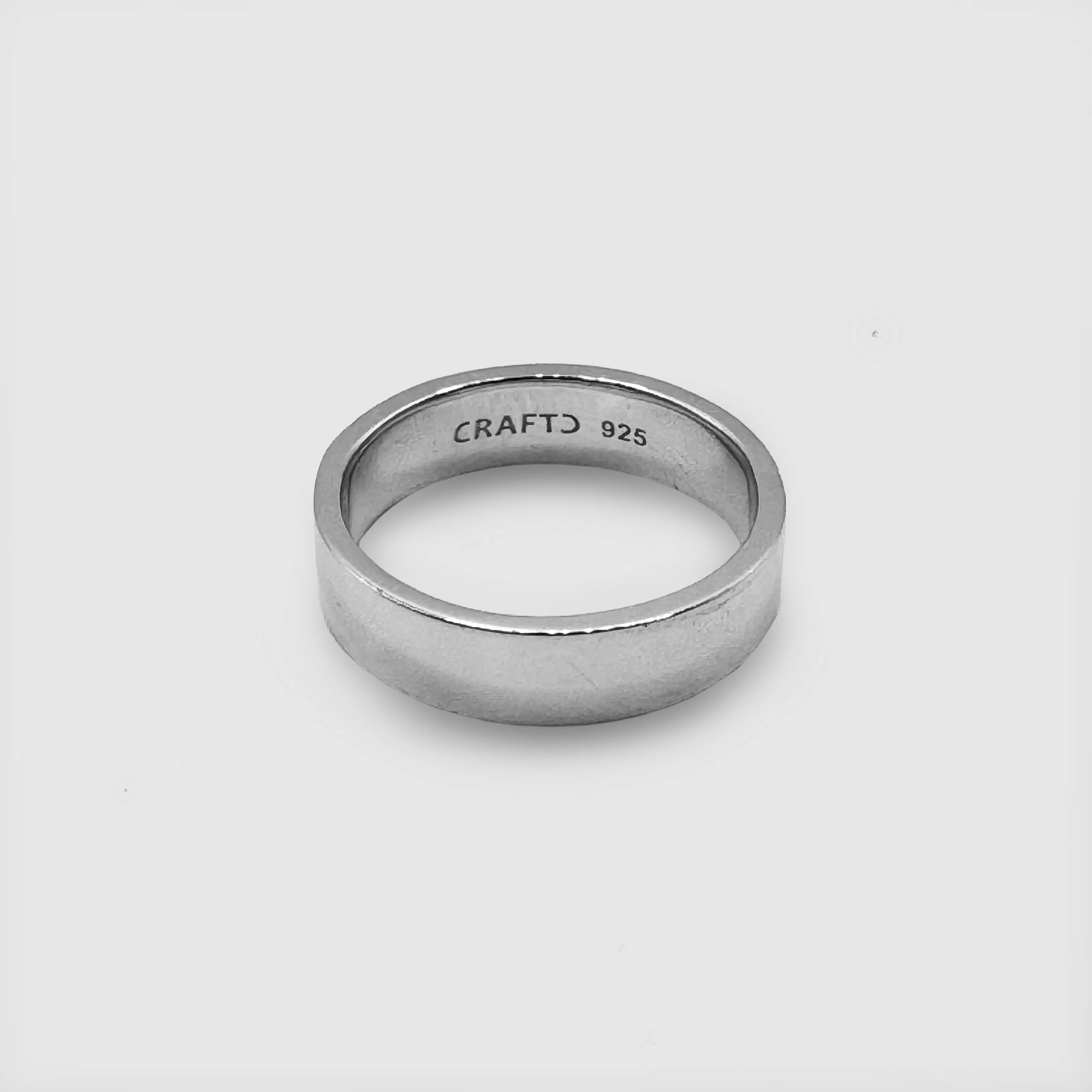 Flat Band Ring (Sterling Silver) 6mm