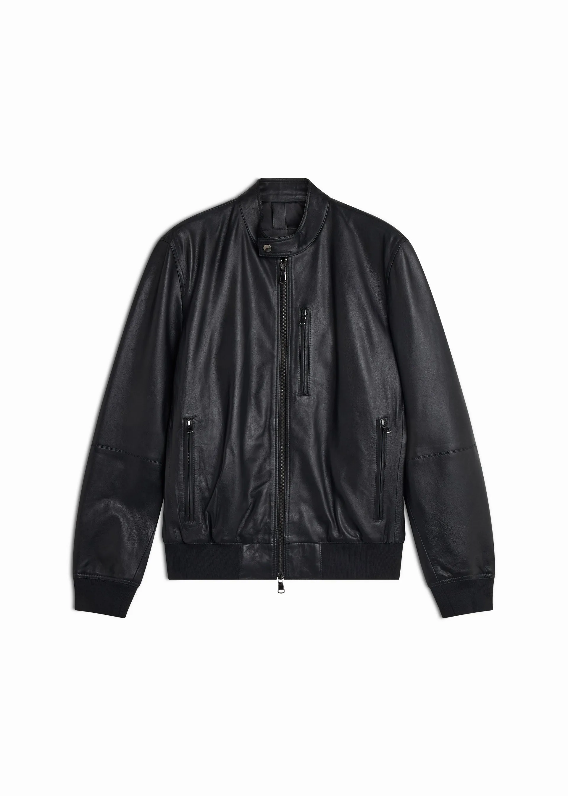 Giubbotto bomber in pelle