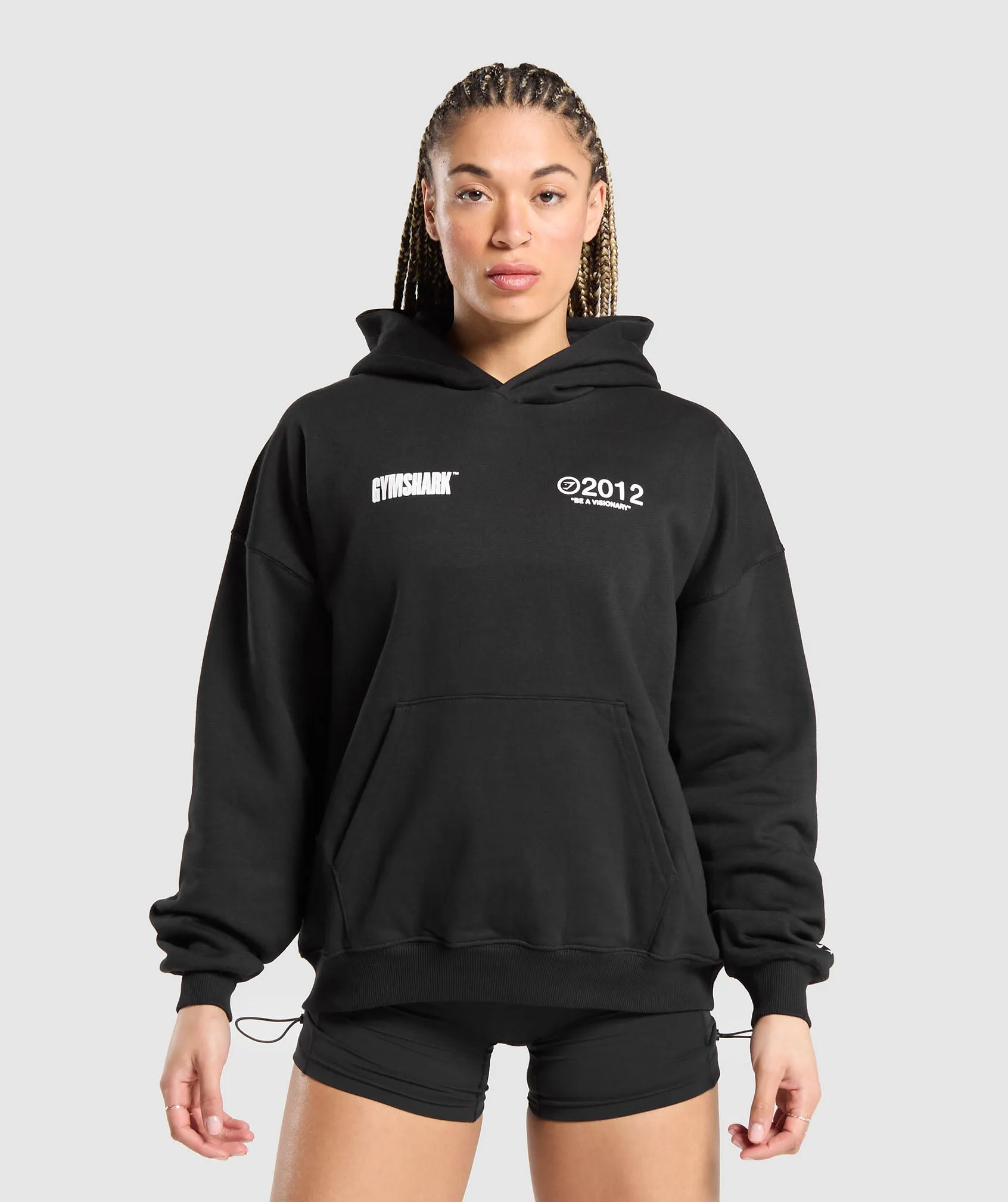 Gymshark Be a Visionary Oversized Hoodie - Black