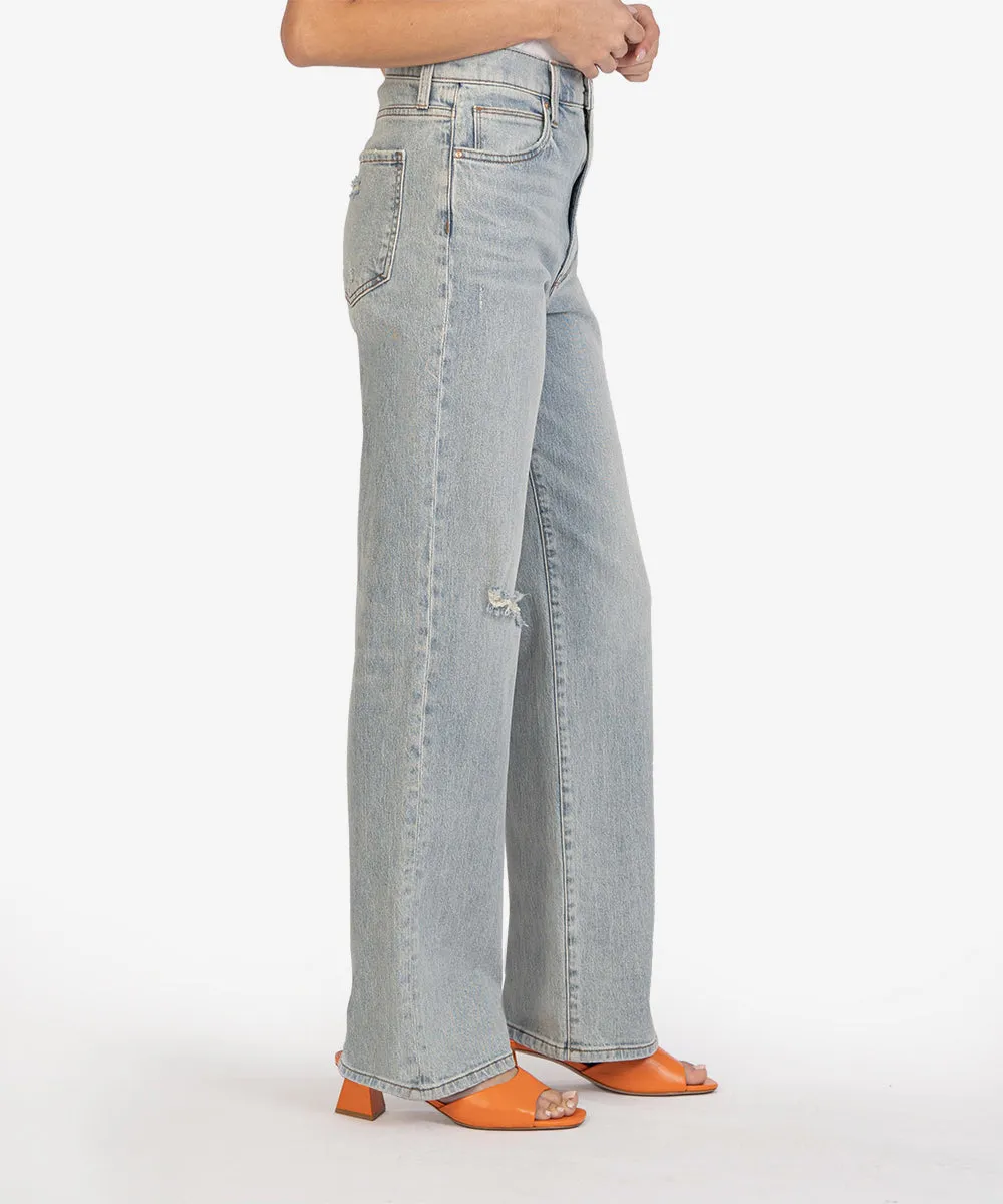 Kut Jeans | Sienna High-Rise Wide-Leg Denim | Dedication Wash